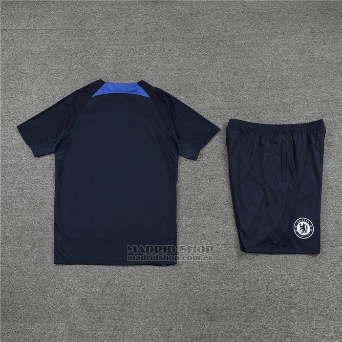 Chandal del Chelsea Manga Corta 2022-2023 Negro - Pantalon Corto